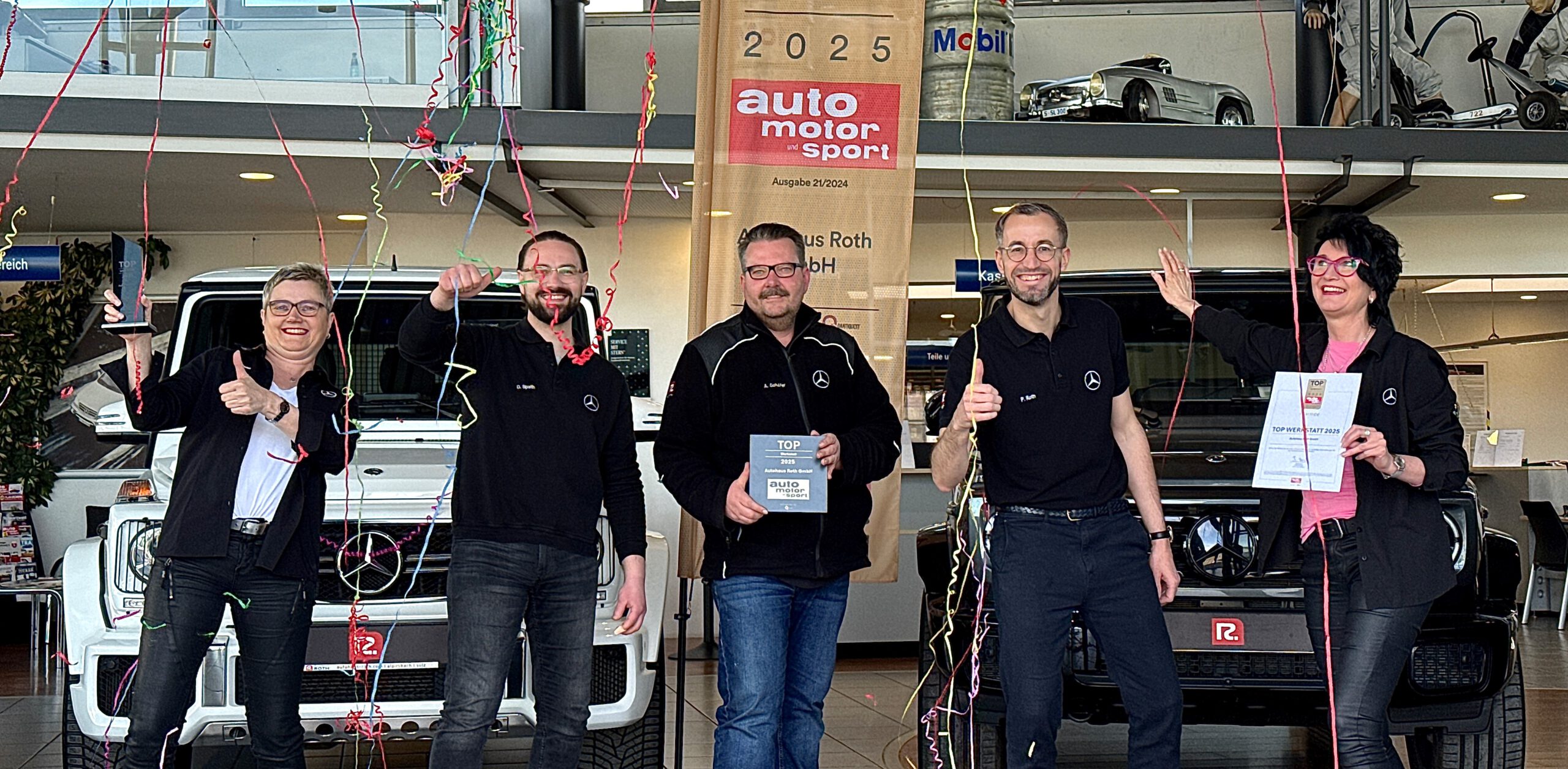 Autohaus Roth GmbH als „TOP WERKSTATT 2025“ von auto motor und sport ausgezeichnet!